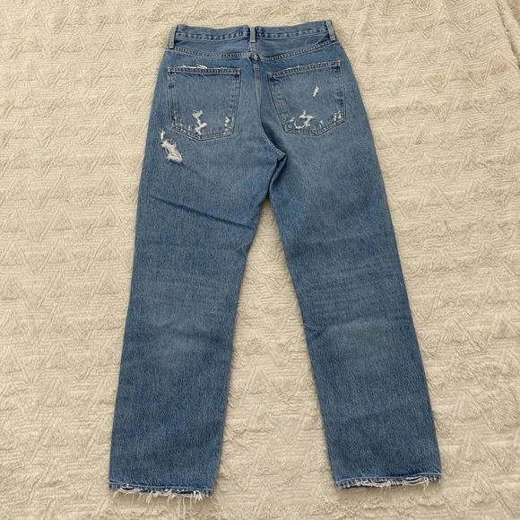 Worn twice AGOLDE 90s distressed boyfriend jeans - Picture 5 of 5